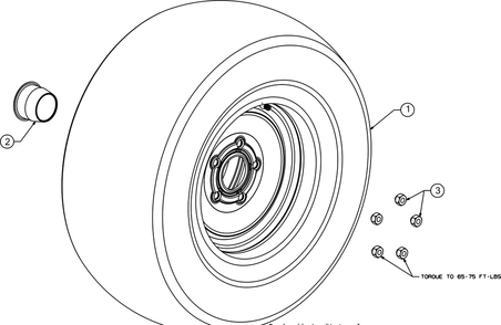 Wheels Diagram and Parts List for WTCAB747EFI (37AM48FM010)(2016) Cub Cadet Lawn Tractor Accessories